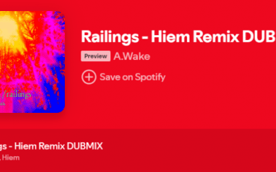 New Remix for A.Wake the “Railings” single